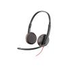 Poly Blackwire C3225 - Blackwire 3200 Series - Headset - On-Ear - kabelgebunden - 3,5 mm Stecker - Schwarz - Skype-zertifiziert, Cisco Jabber Certified, Avaya Certified - Replaces Poly SKU 211058-01