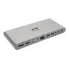 Eaton Tripp Lite Series USB-C Dock, Triple Display - 4K HDMI / DisplayPort, VGA, USB 3.2 Gen 1, USB-A / USB-C Hub, GbE, 100W PD Charging, International Power Cables - Dockingstation - USB-C 3.2 Gen 1 / Thunderbolt 3 - VGA, HDMI, DP - 1GbE