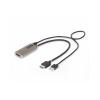 StarTech.com 30cm HDMI auf DisplayPort Adapterkabel, 8K 60Hz, Aktiv - Adapterkabel - HDMI männlich zu DisplayPort weiblich - 30 cm - Space-grau - aktiv, 8K60Hz Unterstützung, unidirektional