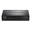 D-Link Switch 8-Port Layer2 PoE Fast Ethernet Switch, 8x 10 / 100Mbit / s TP (RJ-45) Port, davon 4x IEEE 802.3af PoE kompatibel, Power-over-Ethernet bis 15,4Watt Leistung pro Port, automatische Erkennung von PoE Geräten (PD), Flow-Control bei Full-Duplex