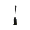 C2G 4K HDMI Dongle Adapter Ring with Mini DisplayPort, DisplayPort, and USB C - Retractable Universal Mount - Videoadapter-Kit - Schwarz - 4K Unterstützung