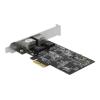 Delock PCI Express x2 Karte auf 2 x RJ45 2,5 Gigabit LAN RTL8125