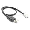 Delock - Netzkabel für Lüfter - USB (M) zu 3-poliger Lüfteranschluss (M) - 5 V - 30 cm