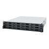 Synology RackStation RS2423RP+ - NAS-Server - 12 Schächte - Rack - einbaufähig - SATA 6Gb / s - RAID JBOD, 0, 1, 5, 6, 10 - RAM 8 GB - Gigabit Ethernet / 10 Gigabit Ethernet - iSCSI Support - 2U
