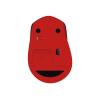 Logitech M330 SILENT PLUS - Maus - 3 Tasten - kabellos - 2.4 GHz - kabelloser Empfänger (USB) - Rot