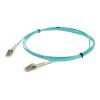 AddOn 5m LC OM4 Aqua Patch Cable - Patch-Kabel - LC / PC Multimode (M) zu LC / PC Multimode (M) - 5 m - Glasfaser - Duplex - 50 / 125 Mikrometer - OM4 - halogenfrei - Aquamarin