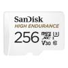 SanDisk High Endurance - Flash-Speicherkarte (microSDXC-an-SD-Adapter inbegriffen) - 256 GB - Video Class V30 / UHS-I U3 / Class10 - microSDXC UHS-I