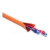 Delock - Kabelmanagement-Tülle - with wear warning indicator self-closing double-layered, 10 mm - 5 m - orange