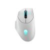 Alienware AW620M - Maus - Für Rechtshänder - optisch - 7 Tasten - kabelgebunden, kabellos - USB, 2.4 GHz - Lunar Light - retail - Box