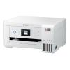 Epson EcoTank ET-2856 - Multifunktionsdrucker - Farbe - Tintenstrahl - nachfüllbar - A4 (Medien) - bis zu 10.5 Seiten / Min. (Drucken) - 100 Blatt - Wi-Fi, USB - weiß
