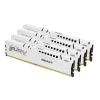 Kingston FURY Beast - DDR5 - Kit - 64 GB: 4 x 16 GB - DIMM 288-PIN - 2600 MHz / PC5-41600 - CL40 - 1.25 V - ungepuffert - on-die ECC - weiß