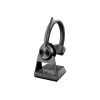 Poly Savi 7310-M Office - Savi 7300 series - Headset - On-Ear - DECT - kabellos - Schwarz - Zertifiziert für Microsoft Teams - Replaces Poly SKU 215202-05