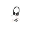Poly Blackwire 3320 - Blackwire 3300 series - Headset - On-Ear - kabelgebunden - USB-C - Schwarz - UC-zertifiziert - Replaces Poly SKU 213935-101