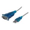 StarTech.com USB auf Seriell Adapterkabel - USB 2.0 zu RS232 / DB9 Schnittstellen Konverter - Stecker / Stecker - Serieller Adapter - USB 2.0 - RS-232