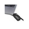 Compulocks Ledge Lock Adapter for MacBook Air 13" M2-M4 with Combination Lock Silver - Lock-Adapter für Sicherheitskabel - mit Zahlenschloss - für Apple MacBook Air M2