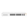 HPE Networking InstantOn Switch 1430-26G, 1U, 24x 1G RJ45 & 2x 1G Dual-Personality Ports (RJ45 oder SFP), Unmanaged, Lüfterlos, internes Netzteil, lebenslange Garantie
