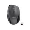 Logitech Marathon M705 - Maus - Für Rechtshänder - Laser - kabellos - 2.4 GHz - kabelloser Empfänger (USB)