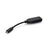 C2G USB C to HDMI Adapter - USB C to HDMI Dongle - 4K 60Hz - M / M - Videoadapter - 24 pin USB-C männlich zu HDMI weiblich - 16.4 cm - Schwarz - Support von 4K 60 Hz