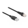 Delock RJ50 zu USB 2.0 Typ-A Barcodescanner Kabel 1,5 m