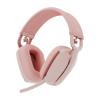 Logitech Zone Vibe 100 - Headset - ohrumschließend - Bluetooth - kabellos - rosé