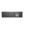 Dell Multi-Device KB700 - Tastatur - kabellos - 2.4 GHz, Bluetooth 5.0 - QWERTY - US International - Grau - mit 3 Jahre Erweiterter Austausch-Service am nächsten Arbeitstag