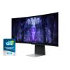 Samsung Odyssey OLED G8 S34BG850SU - OLED-Monitor - Smart - Gaming - gebogen - 86 cm (34") - 3440 x 1440 UWQHD @ 175 Hz - 250 cd / m² - 1000000:1 - DisplayHDR 400 True Black - 0.1 ms - Mini DisplayPort, Micro HDMI, USB-C - Lautsprecher - Silber