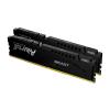 Kingston FURY Beast - DDR5 - Kit - 32 GB: 2 x 16 GB - DIMM 288-PIN - 2600 MHz / PC5-41600 - CL36 - 1.25 V - ungepuffert - on-die ECC - Schwarz