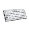 Logitech Master Series MX Mechanical Mini for Mac - Tastatur - hinterleuchtet - kabellos - Bluetooth LE - QWERTY - US International - Tastenschalter: Tactile Quiet - Pale Gray
