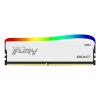 Kingston FURY Beast - RGB Special Edition - DDR4 - Modul - 16 GB - DIMM 288-PIN - 1800 MHz / PC4-28800 - CL18 - ungepuffert - non-ECC - weiß