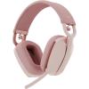 Logitech Zone Vibe Wireless - Headset - ohrumschließend - Bluetooth - kabellos - Adapter USB-C via Bluetooth - rosé  - Zertifiziert für Microsoft Teams