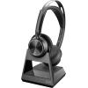 Poly Voyager Focus 2 - Headset - On-Ear - Bluetooth - kabellos, kabelgebunden - Adapter USB-C via Bluetooth - Schwarz - Zertifiziert für Microsoft Teams - Replaces Poly SKU 214432-01