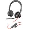 Poly Blackwire 8225 - Headset - On-Ear - kabelgebunden - aktive Rauschunterdrückung - USB-A - Schwarz - Zoom Certified - Replaces Poly SKU 214406-01
