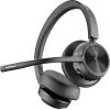 Poly Voyager 4320-M - Voyager 4300 UC series - Headset - On-Ear - Bluetooth - kabellos, kabelgebunden - USB-C - Schwarz - Zertifiziert für Microsoft Teams, Zoom Certified - Replaces Poly SKU 218478-02