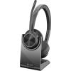 Poly Voyager 4320-M - Headset - On-Ear - Bluetooth - kabellos, kabelgebunden - Adapter USB-A via Bluetooth, USB-A - Schwarz - Zertifiziert für Microsoft Teams, Zoom Certified - Replaces Poly SKU 218476-02