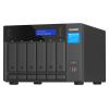 QNAP TVS-H674 - NAS-Server - 6 Schächte - SATA 6Gb / s - RAID JBOD, 0, 1, 5, 6, 10, 50, TM, RAID TP - RAM 16 GB - Gigabit Ethernet / 2.5 Gigabit Ethernet - iSCSI Support