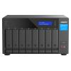 QNAP TVS-H874 - NAS-Server - 8 Schächte - SATA 6Gb / s - RAID JBOD, 0, 1, 5, 6, 10, 50, 60, RAID TP - RAM 32 GB - Gigabit Ethernet / 2.5 Gigabit Ethernet - iSCSI Support
