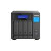 QNAP TVS-H474 - NAS-Server - 4 Schächte - SATA 6Gb / s - RAID JBOD, 0, 1, 5, 6, 10, TM, RAID TP - RAM 8 GB - Gigabit Ethernet / 2.5 Gigabit Ethernet - iSCSI Support