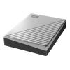 WD My Passport Ultra for Mac WDBPMV0050BSL - Festplatte - verschlüsselt - 5 TB - extern (tragbar) - USB 3.1 (USB-C Steckverbinder) - 256-Bit-AES - Silber