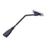 HDMI-Modul - Buchse vorne mit Kabelende hinten mit Buchse - aktiver Verstärkungsschaltkreis - HDMI v2.0 - 4K bei 60 Hz - AWG 28 - Gesamtlänge 200 mm - passt in Techconnect-Umgebungen - Kunststoff - weiß