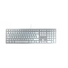 CHERRY KC 6000 SLIM - Tastatur - USB-C - QWERTZ - Deutsch - Tastenschalter: CHERRY SX - Silber