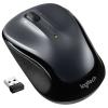 Logitech M325s - Maus - rechts- und linkshändig - optisch - 5 Tasten - kabellos - 2.4 GHz - kabelloser Empfänger (USB) - Dunkelgrau