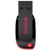 SanDisk Cruzer Blade - USB-Flash-Laufwerk - 32 GB - USB 2.0 - Rot, elegant schwarz