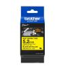 Brother HSe-611E - Schwarz auf Gelb - Rolle (0,52 cm x 1,5 m) 1 Kassette(n) Hängebox - Schrumpfschlauch-Band - für P-Touch PT-D800, PT-E300, PT-E310, PT-E550, PT-P700, PT-P750, PT-P900, PT-P950