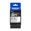 Brother HSe-251E - Schwarz auf Weiß - Rolle (2,1 cm x 1,5 m) 1 Kassette(n) Hängebox - Schrumpfschlauch-Band - für P-Touch PT-D800W, PT-E550WVP, PT-P700, PT-P750W, PT-P900W, PT-P950NW