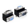Delock - Serieller Adapter - DB-9 (W) zu DB-9 (M) - 90° Stecker