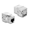 Delock - Modulare Eingabe - jack to LSA, tool-free - CAT 6a - STP - RJ-45 - Zink