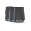 NETGEAR Orbi RBK863SB - WLAN-System - (Router, 2 Extender) - bis zu 627 m² - Netz 10GbE - Wi-Fi 6 - Tri-Band