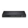 Zyxel XGS2220 Series XGS2220-30F - Switch - L3-Zugang, NebulaFLEX Cloud - managed - 24 x 100 / 1000 Base-X + 6 x 10 Gigabit (Uplink) - Desktop, an Rack montierbar
