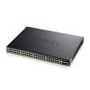 Zyxel XGS2220 Series XGS2220-54FP - Switch - L3-Zugang, NebulaFLEX Cloud, 960 W - managed - 48 x Gigabit Ethernet + 6 x 10 Gigabit (Uplink) - Desktop, an Rack montierbar - PoE++ (960 W)