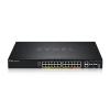 Zyxel XGS2220 Series XGS2220-30HP - Switch - 24-Port GbE L3 Access, NebulaFLEX Cloud, mit 6 10G Uplink - managed - 16 x 10 / 100 / 1000 (PoE+) + 8 x 10 / 100 / 1000 (PoE++) + 2 x 1 / 2.5 / 5/10 (PoE++) + 4 x 10 Gigabit SFP+ - Desktop, an Rack montierbar -